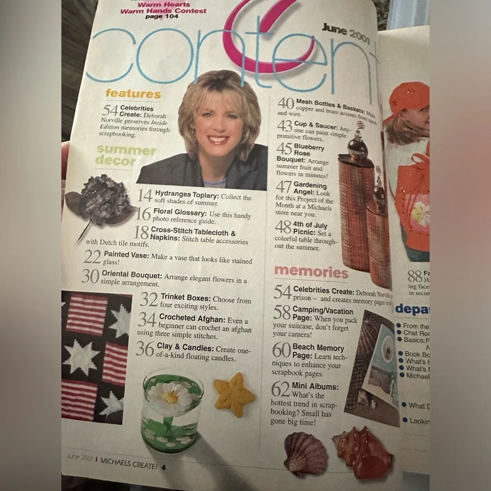 Michael’s Create Magazine June 2001